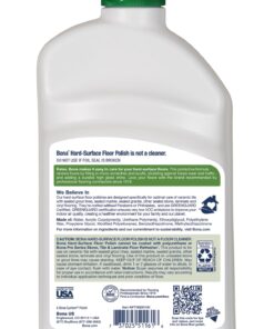 Bona Multi-Surface Floor Polish - 32 fl oz - High Gloss Shine - 32 oz covers 500sq ft of flooring - for use on Stone, Tile, Laminate, and Vinyl Floors Multi-Surface - High Gloss 32 Fl Oz (Pack of 1) 25 71d6pTmKBkL