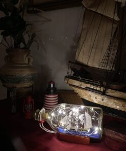 Beachcombers Pirate Boat in Bottle with Base Blue 6 71d7WAZW0mL