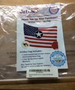 Jetlifee American Flag 4x6 Outdoor, 4x6 Flags Outside, All Weather US Flags with Embroidered Stars Sewn Stripes Brass Grommets, Vivid Color, Polyester USA Flag for Outdoor Indoor (4 by 6 Foot) 4 by 6 Foot 38 71d7cicbiJL