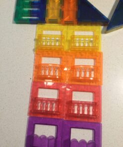 60 PCS Magnetic Building Tiles Kids Toys STEM Magnetic Blocks Sensory Toys Kids Games Magnet Building Toys for Boys and Girls Aged 3+, Kids Brain Development Preschool Kindergarten Toddler Toys 63 71d7ox0F1mL