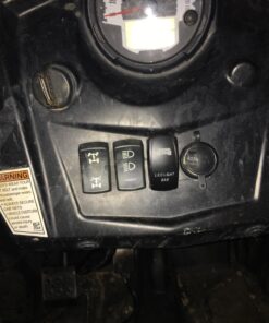 MICTUNING LED Light Bar Wiring Harness Fuse 40A Relay On-off Rocker Switch Blue(2 Lead) 67 71d8CKCECSL