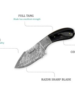 Perkin Knives - Handmade Damascus Hunting Knife 12 71d8e5uyMEL