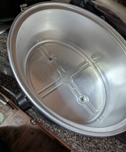 Proctor Silex Double Dish Slow Cooker with 6qt Crock and Dual 2.5qt Nonstick Insert to Cook Two Meals at Once, Dishwasher Safe Pot & Lid, Silver (33563) 36 71d8fTlv30L