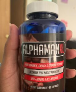Nutrition Essentials AlphaMAN XL Male Pills | - Enlargement Booster Increases Energy, Mood & Endurance | Best Performance Supplement for Men - 1 Month Supply, 60 Capsules 35 71d8prNnaL