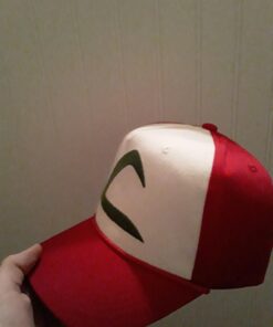 Pokémon Ash Ketchum Embroidered Unisex-Adult Hat Cap -One-Size Red/White 27 71d96kWnDoL