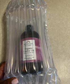 HERITAGE STORE Organic Castor Oil, Glass Bottle, Cold Pressed, Rich Hydration for Hair & Skin, Bold Lashes & Brows | 16oz 16 Fl Oz (Pack of 1) 29 71d9mTnsCqL