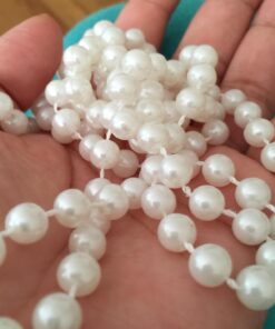 Kangaroo Flapper Beads - 48" Pearl Necklace 14 71dAMQvEEcL