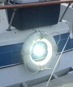 Partsam 1Pcs 3 Inch Round Marine Boat Light White 12 LED Navigation Transom Cabin Cockpit Stern Anchor Light, IP68 Submersible, Courtesy Deck Light for Pontoon Fishing Boat Kayak Sailboat 27 71dB2zWJwL