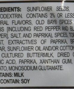 Bigs Old Bay Catch of the Day Seasoned Sunflower Seeds, 5.35 Ounce -- 12 per case 7 71dBAZWBshL