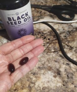 Organic Black Seed Oil Capsules | 120 Vegan Softgel Black Cumin Seed Oil Capsules | 1400mg Per Serving Virgin Cold Pressed Nigella Sativa Oil Pills with Thymoquinone & Vitamin E, Rich in Omega 3 6 9 23 71dCDr92JQL