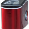 Frigidaire EFIC117-SSRED-COM Stainless Steel Ice Maker, 26lb per day, RED STAINLESS 11 71dCZ2btviL