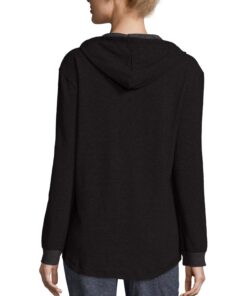 Hanes Women's Sweatshirt, French Terry Full-Zip Hoodie, Women's Hooded Jacket, Women's Zip Hoodie Large Ebony 9 71dCaFGehNL