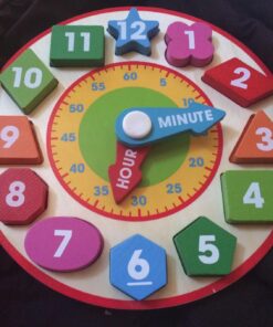 Melissa & Doug Shape Sorting Clock - Wooden Educational Toy 52 71dClaik9yL 2