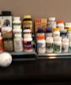 DecoBros Spice Rack 3 Tier Expandable Cabinet Spice Organizer Step Shelf Organizer (31.75~63.50 cm), Chrome 34 71dD60Yp4WL