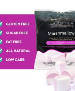 La Nouba Sugar-Free Marshmallows – 2.7 oz. Pack – Low Calorie, Low Carb, Fat-Free and Gluten Free Snack – Traditional Delicious Taste – All Natural and Healthy Marshmallows 19 71dDMcQtNML 1