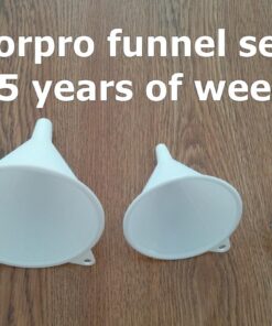 Norpro Plastic Funnel, Set of 3, Set of Three, White 30 71dDuQdwbL