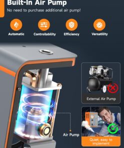 FOXWELL ST203 Automotive Smoke Machine with Built-in Air Pump, EVAP Vacuum Leak Detector, Air/Smoke Mode Car Pipe Leakage Diagnostic Tester for All DC12V Vehicles 13 71dECTw0CuL