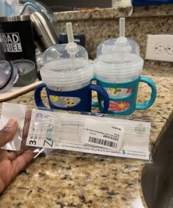 nuSpin Kids 8 oz Zoomi Straw Sippy Cup, Butterflies Style 9 71dEjRHhVUL