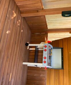 Award Winning Hape Gourmet Grill and Shish Kabob Wooden Play Kitchen Multi, L: 27.6, W: 15, H: 24.8 inch 19 71dGB4PXLL