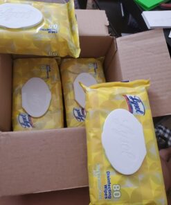 Lysol Disinfectant Handi-Pack Wipes, Multi-Surface Antibacterial Cleaning Wipes, For Disinfecting and Cleaning, Lemon and Lime Blossom, 320 Count (Pack of 4) 80 Count (Pack of 4) 39 71dGMBXMWL