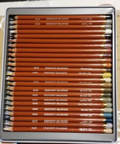 Derwent Colored Drawing Pencils, Metal Tin, 24 Count (0700672) 24 Count (Pack of 1) 45 71dGPvWuRJL