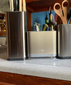 OXO Stainless Steel Good Grips Sinkware Caddy, One Size 49 71dGSNcTQtL