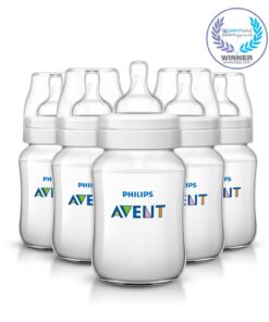 Alternative view of Philips Avent Classic Plus Baby Bottles, 9 Ounce (5 Pack) Clear 9 Ounce (Pack of 5)