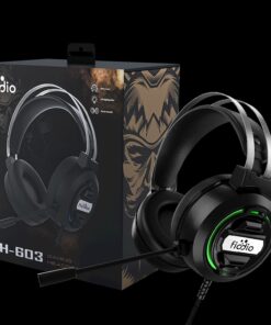 FIODIO Gaming Headset with Surround Sound Stereo for Xbox One PC Switch Tablet, Noise Cancelling Over Ear Headphones with Mic LED Light 18 71dGy6d7HjS