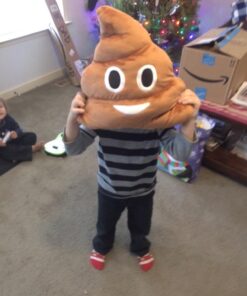 YINGGG 32cm Poop Plush Pillow Round Triangle Emotion Cushion Cute Decorative Stuffed Toy Brown Gifts for Kids and Friends 27 71dH9qWzfJL