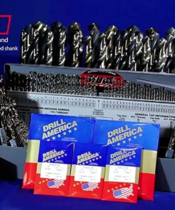 Drill America - DWD29J-CO-PC 29 Piece M35 Cobalt Drill Bit Set in Round Case (1/16" - 1/2" X 64ths), DWDCO Series 53 71dH9u2NUVL