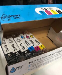 Smart Ink Compatible Ink Cartridge Replacement for HP 564 XL 564XL High Yield 10 Combo Pack (4 Black & 2 C/M/Y) for DeskJet 3520 3522 Photosmart 7520 6520 5520 7525 5514 7510 OfficeJet 4620 Printers 62 71dHkRrDG5L