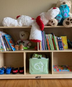 ECR4Kids 5-Compartment Mobile Storage Cabinet, 30in, Classroom Furniture, Natural Classic 45 71dHlD2Hw9L