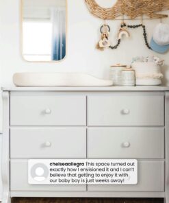 Delta Children Universal 6 Drawer Dresser, Greenguard Gold Certified, Black 31 71dI13Q8PFL