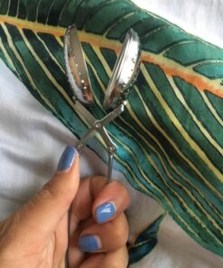 HIC Long Handle Loose Leaf Snap Tea Infuser Spoon, 18/8 Stainless Steel Mesh, 1.5-Inch Infuser Spoon, Carded Single 14 71dIAAaC24L