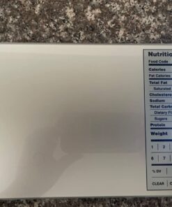 Greater Goods Nutrition Scale, Food Grade Glass, Calorie Counting Scale, Meal Prep Scale, and Weight Loss Scale, Designed in St. Louis, Silver 37 71dIGiQst5L