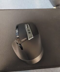 Rapoo Bluetooth Wireless Mouse, 4 Adjustable DPI Rechargeable , Multi-Device (3 Bluetooth+USB) Programmable Ergonomic Mouse with Side Roller, Laser Mouse for Laptop Desktop PC 53 71dIRnU7RzL