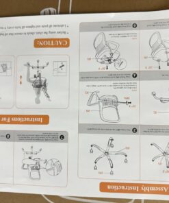 SMUG Office Computer Desk Chair, Ergonomic Mid-Back Mesh Rolling Work Swivel Task Chairs with Wheels, Comfortable Lumbar Support, Comfy Arms for Home, Bedroom, Study, Dorm, Student, Adults, Black Modern 33 71dIsrPI4DL