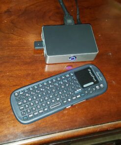 iPazzPort 2.4G Mini Wireless Keyboard with Touchpad Mouse Combo, Lightweight Portable Keyboard Controller, Compatible with Android TV Box/PC/Tablets/PS4/Raspberry Pi 3/HTPC KP-810-19S 35 71dJC4QmnJL