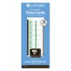 Lathem Weekly Thermal Print Time Cards, Single Sided 2100HD and 800P Time Clocks, 9", 100 Pack (E8-100) 19 71dJKqErQvL