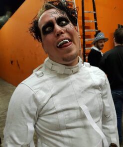 TOPGRILLZ Vampire Teeth Grillz Teeth Gold Grills for Your Teeth Hip Hop Half Fang Slug Grillz for Men Women 18K Gold Plated Gold Jewlry Rapper Costume 11 71dJV81N8GL