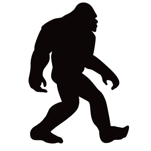 Bigfoot Decal Car Truck 4x4 Yeti Sasquatch Sticker Vinyl Off Road (5.5" inches (Black)