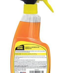 Goo Gone Adhesive Remover Original Spray Gel - Removes Chewing Gum, Grease, Tar, Stickers, Labels, Tape Residue, Oil, Blood, Lipstick, Mascara, Shoe Polish, Crayon - 12 Ounce 12 Fl Oz (Pack of 1) 39 71dK6woNJpL