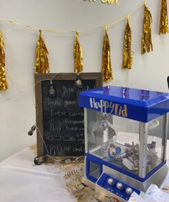 Toy Grabber Claw Machine For Kids – Electronic Arcade-Style Game for Kids and Parties – Ideal For Use With Small Toys / Candy – Features LED Lights and Sound Effects, 13.5 x 10 x 7.5 inches 12 71dKC0mwijL