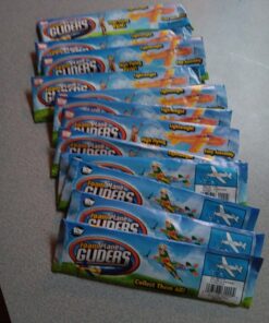 Rhode Island Novelty 8 Inch Flying Glider Plane Set of 12 Multicolor, 8" 15 71dLXDb ZL