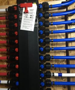 Viega 50243 1/2-Inch PureFlow Zero Lead Poly Alloy PEX Crimp Manabloc With 24 Ports - 15 Cold 9 Hot 24 71dLXRAZxrL