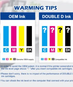 DOUBLE D Upgraded LC20E Compatible Replacement for Brother LC20E LC-20E XXL Ink Cartridges for Brother MFC-J985DW J775DW J5920DW J985DWXL Printer (2BK+2C+2M+2Y) 8 Pack-Updated Version 18 71dLi3RgdnL 1