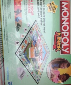 Hasbro Gaming Monopoly Junior Board Game for Kids Ages 5 and Up, 2-4 Players, Family Games 47 71dLqldHwZL