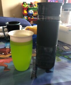 Munchkin® Miracle® 360 Toddler Sippy Cup, Spill Proof, 10 Ounce, 2 Pack, Green/Blue Blue/Green 38 71dMeVGdO0L