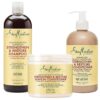 Shea Moisture Curly Hair Product Bundle Shampoo 16 Fl Oz, Conditioner 13 Fl Oz, Leave in Conditioner 15 Oz, Jamaican Black Castor Oil for Healthy Hair Growth, Strengthen & Restore, Sulfate Free 3 Piece Set 36 71dMscMLMzL