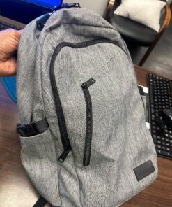 Mancro Laptop Backpack for Travel, Anti-theft Laptop Backpack for Men Business Backpack Work Daypack with USB Charging Port, Grey 15.6 inch 45 71dNDtHhEoL